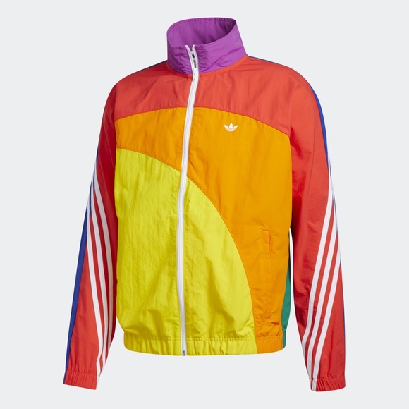 NWT Adidas rainbow pride off center jacket - Picture 7 of 12